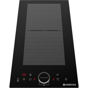 Plita incorporabila VORTEX VPI30DBK02Y, Inductie, 2 arzatoare, Touch control, negru Plita incorporabila VORTEX VPI30DBK02Y, Inductie, 2 arzatoare, Touch control, negru