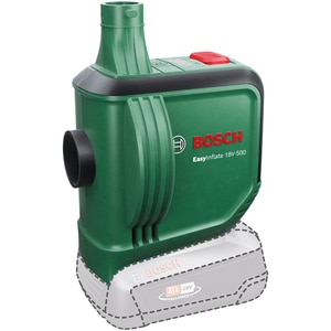 Pompa de aer BOSCH EasyInflate 18V-500, cu acumulator, 0.03 bari, 530 l/min, furtun 50 cm, verde Pompa de aer BOSCH EasyInflate 18V-500, cu acumulator, 0.03 bari, 530 l/min, furtun 50 cm, verde