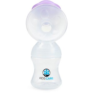 Pompa de san electrica KIDSCARE KC103, 130ml, alb-mov Pompa de san electrica KIDSCARE KC103, 130ml, alb-mov