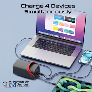Baterie externa PROMATE PowerMine-80 Pro, 80000 mAh, 3x USB-C, 2x USB-A, negru Baterie externa PROMATE PowerMine-80 Pro, 80000 mAh, 3x USB-C, 2x USB-A, negru