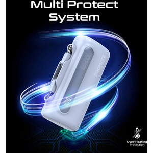 Baterie externa PROMATE Power-Up Duo, 5000mAh, 2xUSB-C, albastru Baterie externa PROMATE Power-Up Duo, 5000mAh, 2xUSB-C, albastru