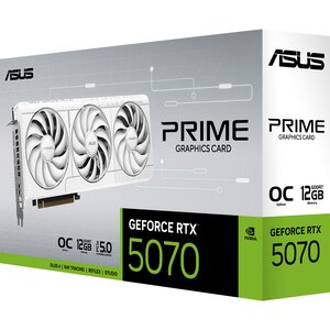 Placa video ASUS PRIME GeForce RTX 5070 White OC Edition, 12GB GDDR7, 192bit, PRIME-RTX5070-O12G-WHITE Placa video ASUS PRIME GeForce RTX 5070 White OC Edition, 12GB GDDR7, 192bit, PRIME-RTX5070-O12G-WHITE