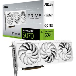 Placa video ASUS PRIME GeForce RTX 5070 White OC Edition, 12GB GDDR7, 192bit, PRIME-RTX5070-O12G-WHITE Placa video ASUS PRIME GeForce RTX 5070 White OC Edition, 12GB GDDR7, 192bit, PRIME-RTX5070-O12G-WHITE