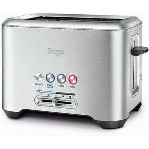 Prajitor de paine SAGE BTA720, 2 felii, 1000W, argintiu-negru Prajitor de paine SAGE BTA720, 2 felii, 1000W, argintiu-negru