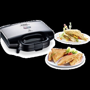 Sandwich maker TEFAL Ultracompact SM155212, 700W, maner izolat termic, negru-argintiu Sandwich maker TEFAL Ultracompact SM155212, 700W, maner izolat termic, negru-argintiu