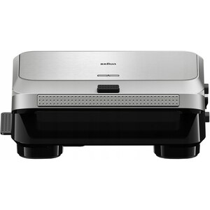 Sandwich maker BRAUN SnackMaker 5 SM5038, 800W, 3 placi detasabile, argintiu-negru Sandwich maker BRAUN SnackMaker 5 SM5038, 800W, 3 placi detasabile, argintiu-negru