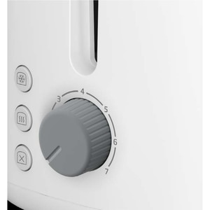 Prajitor de paine BEKO TAM4220W, 2 felii, 800W, alb-gri Prajitor de paine BEKO TAM4220W, 2 felii, 800W, alb-gri