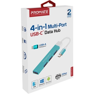 Hub USB PROMATE LiteHub-4, USB 3.0, albastru Hub USB PROMATE LiteHub-4, USB 3.0, albastru
