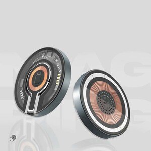 Incarcator wireless PROMATE MagRing pentru iPhone, Apple Watch, 1xUSB-C, universal, Magsafe, 15W, negru Incarcator wireless PROMATE MagRing pentru iPhone, Apple Watch, 1xUSB-C, universal, Magsafe, 15W, negru