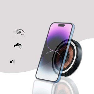 Incarcator wireless PROMATE MagRing pentru iPhone, Apple Watch, 1xUSB-C, universal, Magsafe, 15W, negru Incarcator wireless PROMATE MagRing pentru iPhone, Apple Watch, 1xUSB-C, universal, Magsafe, 15W, negru