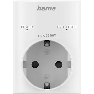 Adaptor priza HAMA 223321, Schuko, alb Adaptor priza HAMA 223321, Schuko, alb