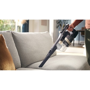 Aspirator vertical PHILIPS AquaTrio Seria 9000 XW9465/11, 0.84l, 25.2V, autonomie max 90 min, PowerCyclone Aqua, negru-alb Aspirator vertical PHILIPS AquaTrio Seria 9000 XW9465/11, 0.84l, 25.2V, autonomie max 90 min, PowerCyclone Aqua, negru-alb