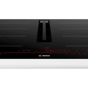 Plita incorporabila cu hota integrata BOSCH PXX801D67E, Inductie, 4 arzatoare, Touch control, negru Plita incorporabila cu hota integrata BOSCH PXX801D67E, Inductie, 4 arzatoare, Touch control, negru