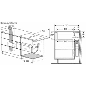 Plita incorporabila cu hota integrata BOSCH PXX801D67E, Inductie, 4 arzatoare, Touch control, negru Plita incorporabila cu hota integrata BOSCH PXX801D67E, Inductie, 4 arzatoare, Touch control, negru