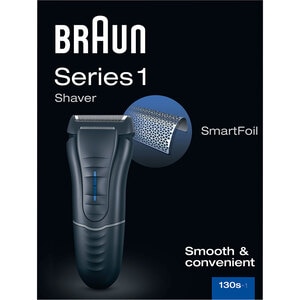 Aparat de ras BRAUN Series 1 130, SmartFoil, negru Aparat de ras BRAUN Series 1 130, SmartFoil, negru