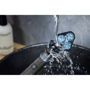 Aparat de ras PHILIPS Seria 5000 X5006/00, Wet&Dry, autonomie 50 minute, 3 elemente de taiere, negru-albastru Aparat de ras PHILIPS Seria 5000 X5006/00, Wet&Dry, autonomie 50 minute, 3 elemente de taiere, negru-albastru