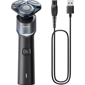 Aparat de ras PHILIPS Seria 5000 X5006/00, Wet&Dry, autonomie 50 minute, 3 elemente de taiere, negru-albastru Aparat de ras PHILIPS Seria 5000 X5006/00, Wet&Dry, autonomie 50 minute, 3 elemente de taiere, negru-albastru
