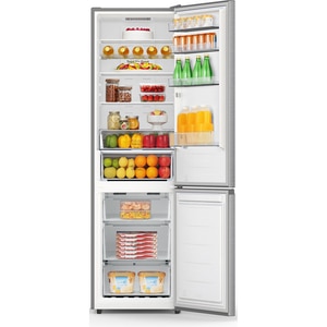 Combina frigorifica HISENSE RB440N4ACA, Total No Frost, 336 l, H 201.7 cm, Clasa A, argintiu Combina frigorifica HISENSE RB440N4ACA, Total No Frost, 336 l, H 201.7 cm, Clasa A, argintiu