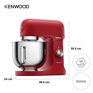Robot de bucatarie KENWOOD kMiX KMX751ARD, vas 5l, 1000W, 6 trepte viteza, rosu Robot de bucatarie KENWOOD kMiX KMX751ARD, vas 5l, 1000W, 6 trepte viteza, rosu