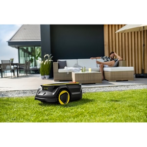 Robot de tuns iarba KARCHER RCX 4, 1500 mp, latime taiere 22 cm, autonomie 90 min, negru Robot de tuns iarba KARCHER RCX 4, 1500 mp, latime taiere 22 cm, autonomie 90 min, negru