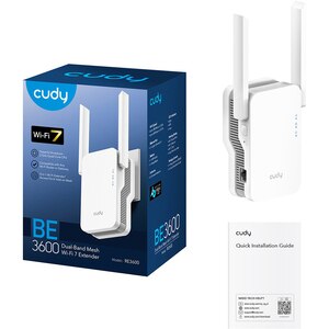 Wireless Range Extender CUDY RE3600 BE3600, Dual-Band 688 + 2882 Mbps, alb Wireless Range Extender CUDY RE3600 BE3600, Dual-Band 688 + 2882 Mbps, alb