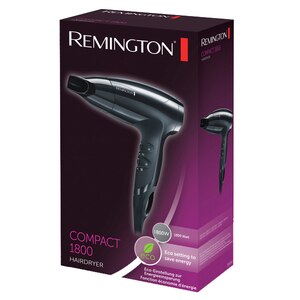 Uscator de par REMINGTON D5000, 1800W, 2 viteze, 3 trepte temperatura, negru Uscator de par REMINGTON D5000, 1800W, 2 viteze, 3 trepte temperatura, negru