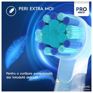 Rezerve periuta de dinti electrica pentru copii ORAL-B Pro Kids Lion King, 4buc Rezerve periuta de dinti electrica pentru copii ORAL-B Pro Kids Lion King, 4buc