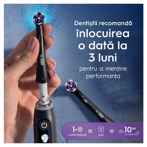 Rezerve periuta de dinti ORAL-B iO Radiant White, 4buc, negru Rezerve periuta de dinti ORAL-B iO Radiant White, 4buc, negru