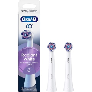 Rezerve periuta de dinti ORAL-B iO Radiant White, 2 buc, alb Rezerve periuta de dinti ORAL-B iO Radiant White, 2 buc, alb