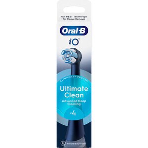 Rezerve periuta de dinti electrica ORAL-B iO Ultimate Clean, 4buc, negru Rezerve periuta de dinti electrica ORAL-B iO Ultimate Clean, 4buc, negru