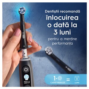 Rezerve periuta de dinti electrica ORAL-B iO Ultimate Clean, 4buc, negru Rezerve periuta de dinti electrica ORAL-B iO Ultimate Clean, 4buc, negru