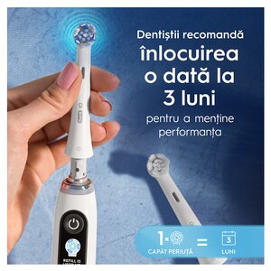Rezerve periuta de dinti electrica ORAL-B iO Ultimate Clean, 2buc, alb Rezerve periuta de dinti electrica ORAL-B iO Ultimate Clean, 2buc, alb