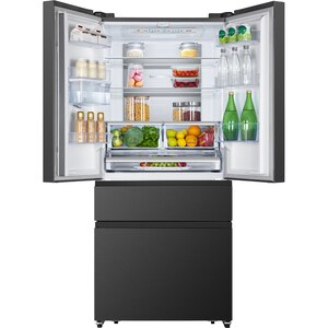 Side by Side HISENSE RF540N4WFE, Total No Frost, 480 l, H 182 cm, Clasa E, Dozator apa, negru Side by Side HISENSE RF540N4WFE, Total No Frost, 480 l, H 182 cm, Clasa E, Dozator apa, negru