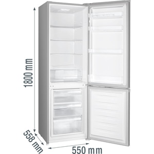Combina frigorifica GORENJE RK418DPS4I, 269 l, H 180 cm, Clasa E, argintiu Combina frigorifica GORENJE RK418DPS4I, 269 l, H 180 cm, Clasa E, argintiu