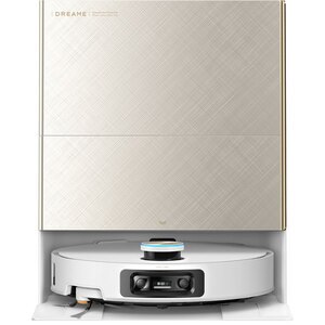 Aspirator robot DREAME X60 Ultra Complete RLX87DEWH, 0.23l, 14.4V, autonomie max 180 min, HyperStream Detangling DuoBrush 2.0, alb-auriu Aspirator robot DREAME X60 Ultra Complete RLX87DEWH, 0.23l, 14.4V, autonomie max 180 min, HyperStream Detangling DuoBrush 2.0, alb-auriu