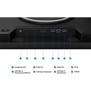 Monitor LED Fast IPS SAMSUNG Odyssey G8 G80HF LS27HG806EFXEN, 27", 5K, 360Hz, FreeSync Premium, G-Sync Compatible, negru Monitor LED Fast IPS SAMSUNG Odyssey G8 G80HF LS27HG806EFXEN, 27", 5K, 360Hz, FreeSync Premium, G-Sync Compatible, negru