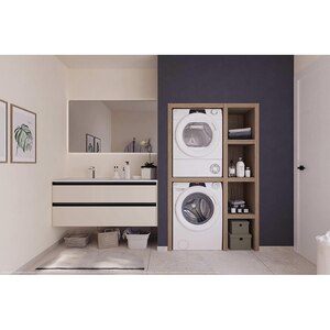 Uscator de rufe CANDY RO EH8N2TE-S, Pompa de caldura, 8 kg, 14 programe, Clasa D, Wi-Fi, alb Uscator de rufe CANDY RO EH8N2TE-S, Pompa de caldura, 8 kg, 14 programe, Clasa D, Wi-Fi, alb