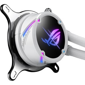 Cooler procesor cu racire lichida ASUS ROG STRIX LC II 240 ARGB WHITE EDITION, 2x120mm, 90RC00E2-M0UAY4 Cooler procesor cu racire lichida ASUS ROG STRIX LC II 240 ARGB WHITE EDITION, 2x120mm, 90RC00E2-M0UAY4
