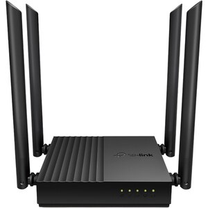 Router Wireless Gigabit TP-LINK Archer A64 AC1200, Dual-Band 400 + 867 Mbps, negru Router Wireless Gigabit TP-LINK Archer A64 AC1200, Dual-Band 400 + 867 Mbps, negru