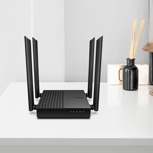 Router Wireless Gigabit TP-LINK Archer A64 AC1200, Dual-Band 400 + 867 Mbps, negru Router Wireless Gigabit TP-LINK Archer A64 AC1200, Dual-Band 400 + 867 Mbps, negru
