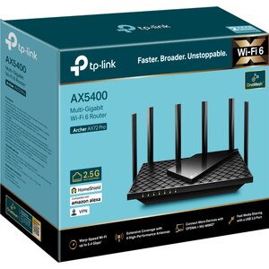 Router Wireless Gigabit TP-LINK Archer AX72 Pro AX5400, Wi-Fi 6, Dual-band 574+4804 Mbps, negru Router Wireless Gigabit TP-LINK Archer AX72 Pro AX5400, Wi-Fi 6, Dual-band 574+4804 Mbps, negru