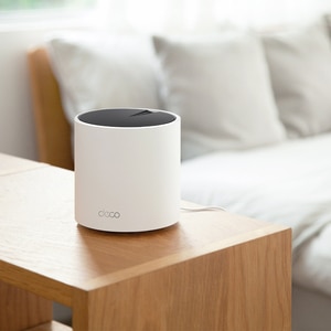 Sistem Wireless Mesh TP-LINK Deco X55 AX3000, Wi-Fi 6, Dual-Band 574 + 2402 Mbps, 3 buc, alb Sistem Wireless Mesh TP-LINK Deco X55 AX3000, Wi-Fi 6, Dual-Band 574 + 2402 Mbps, 3 buc, alb