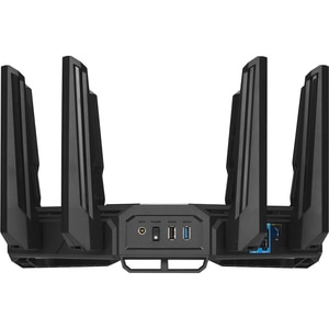 Router Wireless Gigabit ASUS ROG Rapture GT-BE19000, WI-Fi 7, Tri Band 1376 + 5764 + 11539 Mbps, USB 3.2 Gen1, negru Router Wireless Gigabit ASUS ROG Rapture GT-BE19000, WI-Fi 7, Tri Band 1376 + 5764 + 11539 Mbps, USB 3.2 Gen1, negru