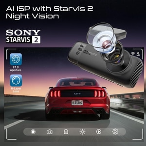 Camera auto tripla DVR PROMATE ROVEX-S3, GPS, 4K, G-Senzor, negru Camera auto tripla DVR PROMATE ROVEX-S3, GPS, 4K, G-Senzor, negru