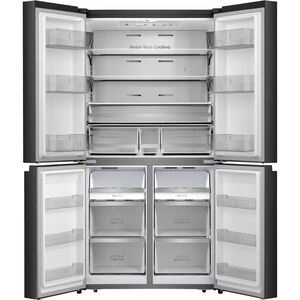 Side by Side HISENSE RQ758N4SBFE, Total No Frost, 609 l, H 178.5 cm, Clasa E, Wi-Fi, negru Side by Side HISENSE RQ758N4SBFE, Total No Frost, 609 l, H 178.5 cm, Clasa E, Wi-Fi, negru