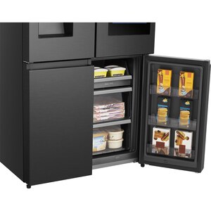 Side by Side HISENSE RQ760N4IFE, Total No Frost, 577 l, H 178.5 cm, Clasa E, Dozator apa, Wi-Fi, negru Side by Side HISENSE RQ760N4IFE, Total No Frost, 577 l, H 178.5 cm, Clasa E, Dozator apa, Wi-Fi, negru