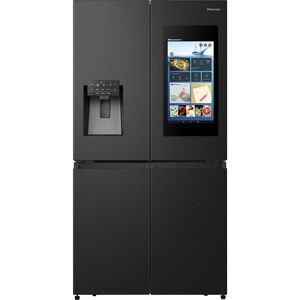 Side by Side HISENSE RQ760N4IFE, Total No Frost, 577 l, H 178.5 cm, Clasa E, Dozator apa, Wi-Fi, negru Side by Side HISENSE RQ760N4IFE, Total No Frost, 577 l, H 178.5 cm, Clasa E, Dozator apa, Wi-Fi, negru