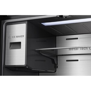 Side by Side HISENSE RQ760N4IFE, Total No Frost, 577 l, H 178.5 cm, Clasa E, Dozator apa, Wi-Fi, negru Side by Side HISENSE RQ760N4IFE, Total No Frost, 577 l, H 178.5 cm, Clasa E, Dozator apa, Wi-Fi, negru