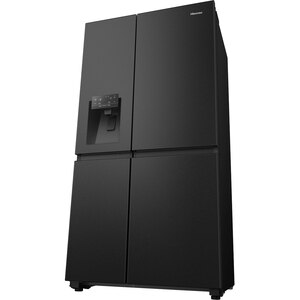 Side by Side HISENSE RS818N4TFE, Total No Frost, 632 l, H 179 cm, Clasa E, Dozator apa, Wi-Fi, negru Side by Side HISENSE RS818N4TFE, Total No Frost, 632 l, H 179 cm, Clasa E, Dozator apa, Wi-Fi, negru
