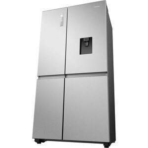 Side by Side HISENSE RS840N4WCE, Total No Frost, 649 l, H 179.5 cm, Clasa E, Dozator apa, Wi-Fi, argintiu Side by Side HISENSE RS840N4WCE, Total No Frost, 649 l, H 179.5 cm, Clasa E, Dozator apa, Wi-Fi, argintiu
